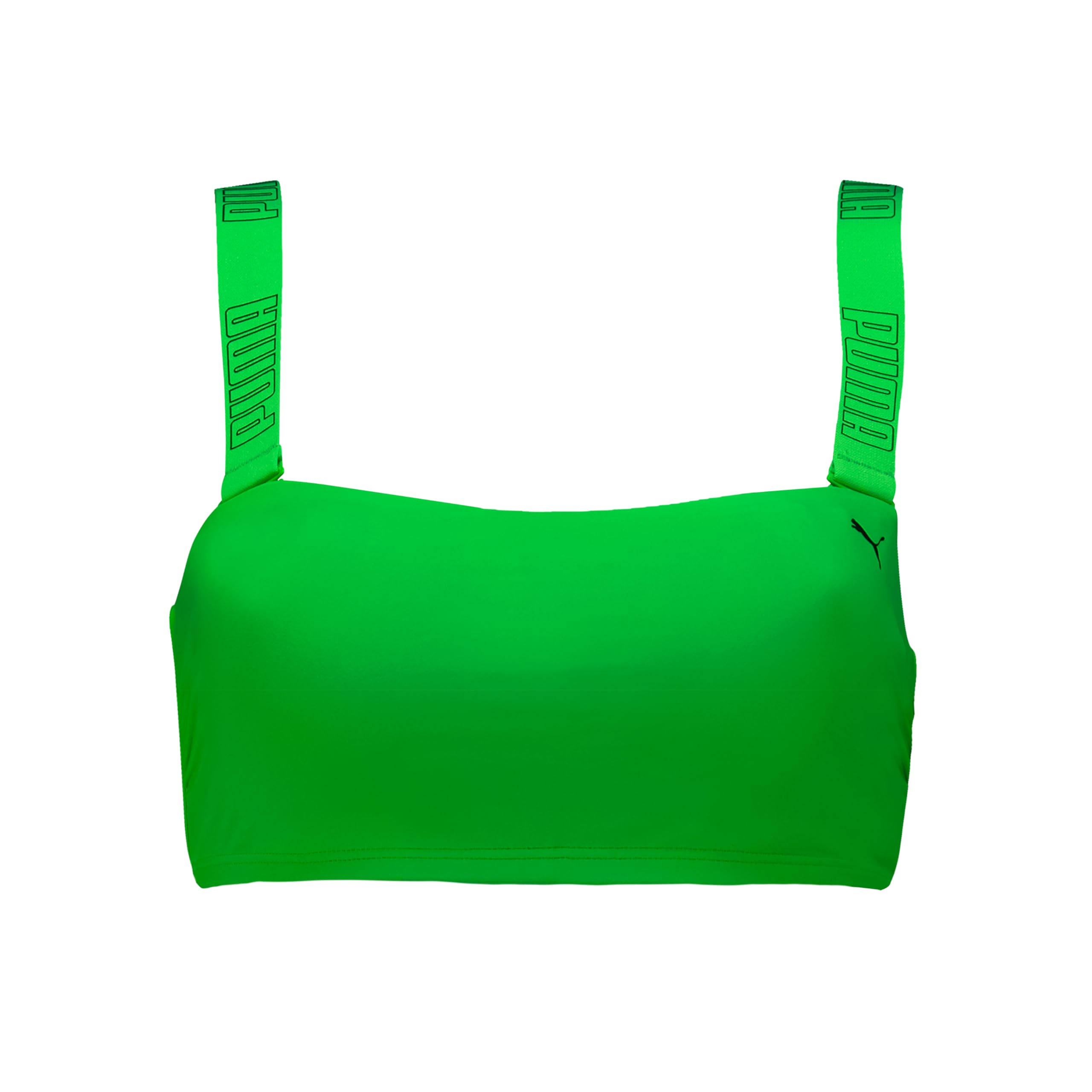 Puma Swim Women's Bandeau Top 1P, Fluo Green, M