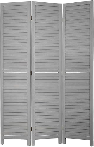 PayLessHere Divisor de ambientes de madera, pantalla de privacidad de 5.75 pies para interiores, plegable, portátil, pantalla de división para