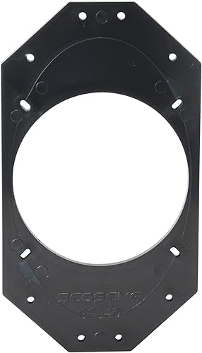 Miniatura 2 de Scosche SAJ46 compatible con 1984-02 Jeep Wrangler 4 x 6" a 4" adaptador de altavoz (par)