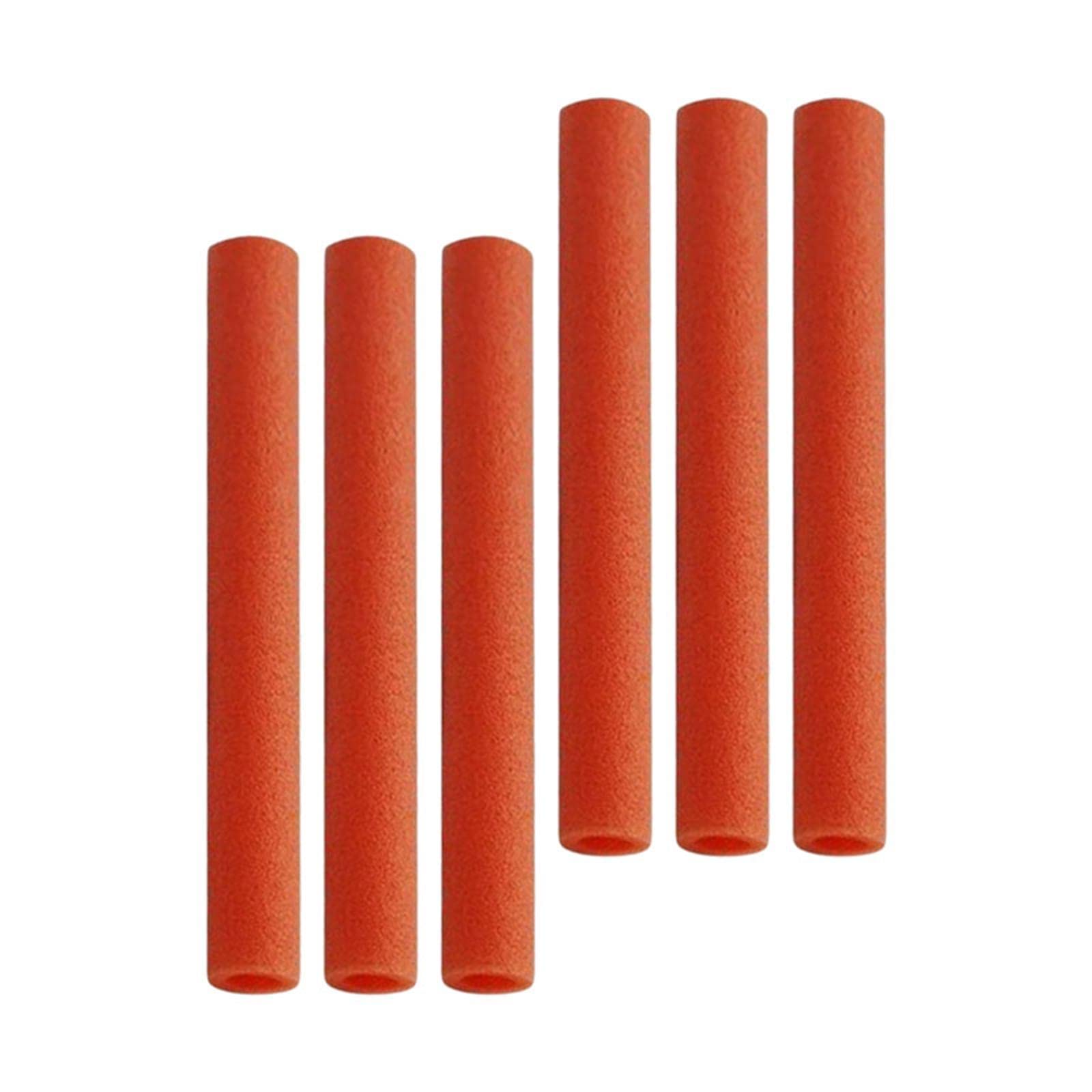 rockible 6PCS Shell Pole Foam Sleeves, Pole Covers, 40cm Replacement Trampoline Poles Cover Protector Padding Foam for Tubes,Trampoline Enclosure Pole Foam Sleeves for Pipe Indoor Outdoor, Orange