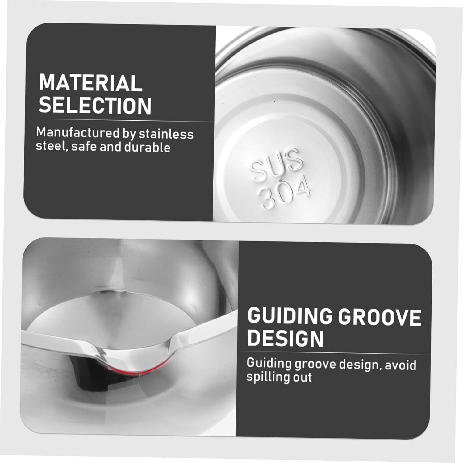 IMIKEYA Choc Melt Pot Easy Clean Milk Warmer Butter Cheese Fondue Maker Stainless Steel