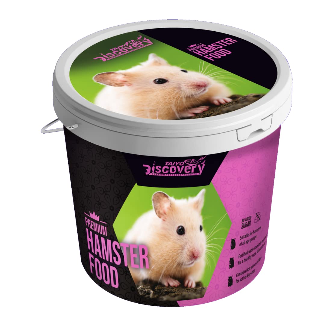 Taiyo Pluss Discovery Premium Hamster Food - 500 g Bucket Container | Daily Nutrition for Hamsters (B09GPXSJBN) Amazon Price History, Amazon Price Tracker