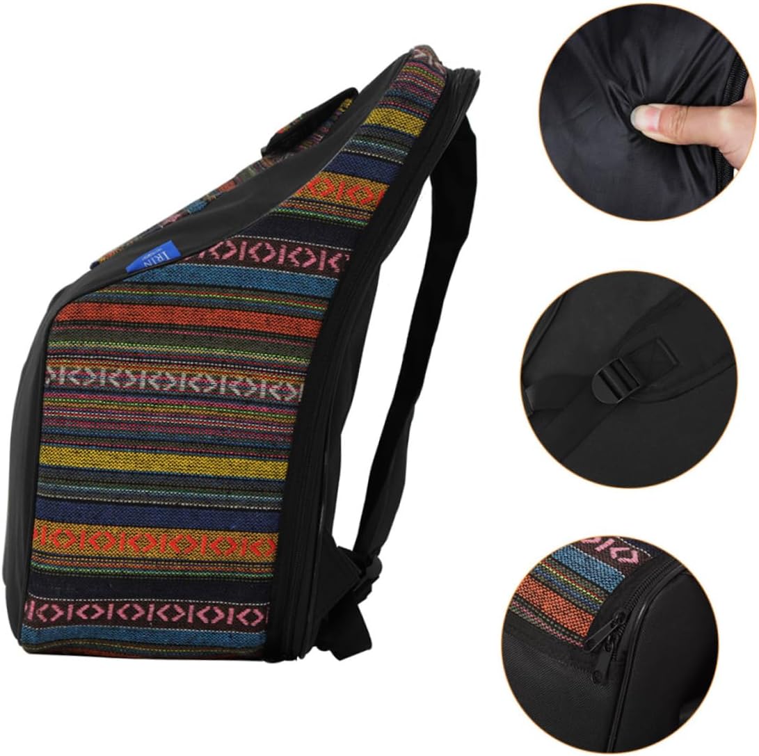 Toyvian 1set Accordion Carrying Bag Bag Music Equipment Case Gig Comfort Handle Stylish Gig for Accordion