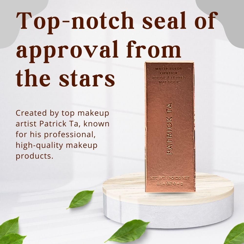 Patrick Ta Major Beauty Headlines - Long Lasting Matte Suede Lipstick - Image 5