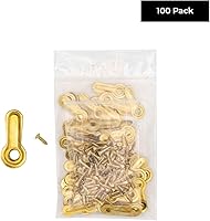 Vista 20 de Poster Palooza 1" Black Photo Frame Turn Button Fasteners with Screws Pack of 10 Picture Frame Hardware Backing Clips