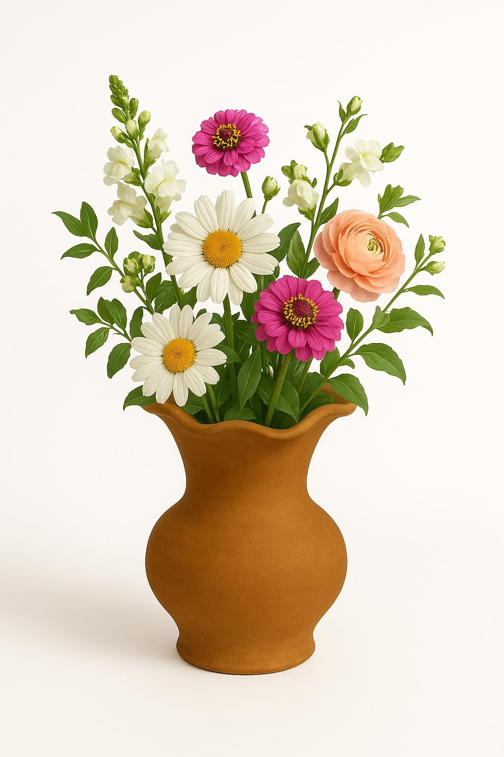 Small or Mini Size Clay Flower Vase, Flower Pot for Home Decoration, Self Painting, Caly vase Decor, Caly Vase Home Decor - 1 Pieces in Pack-image-40