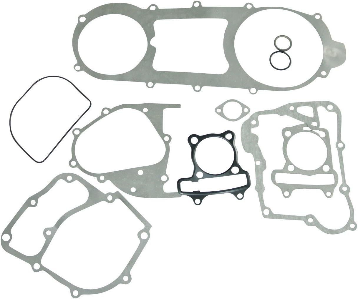 GY6 150cc Engine Gasket Kit Fit for Chinese GY6 4-Stroke 152QMI 157QMJ Engine Scooter Moped ATV Go Kart,57.4mm Cylinder Gasket