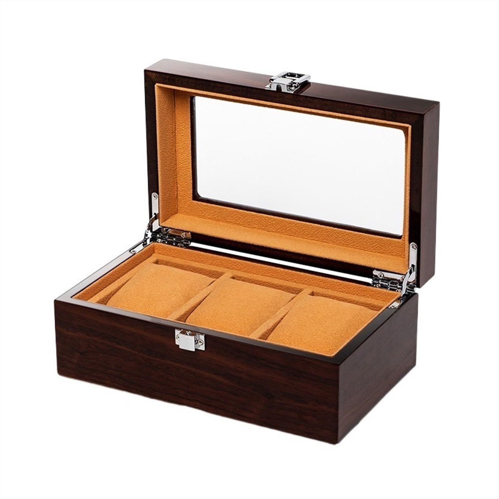 ANVLOJRIH Watch Box Organizer Multifunctional Watch Storage Box Large Capacity Wooden Watch Storage Box Home Jewelry Collection Box Jewelry Storage Box