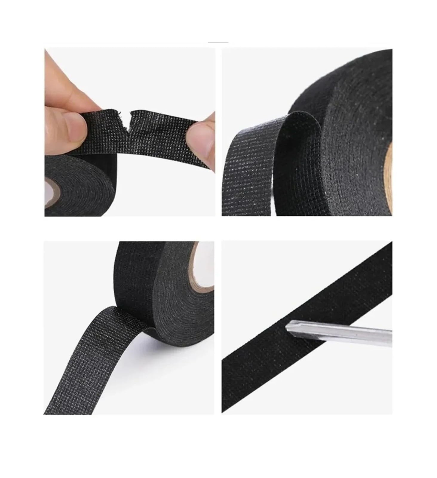 15 Meter Heat-resistant Retardant Tape Coroplast Adhesive Cloth Tape | Electrical Tape(15MX10_15MM)