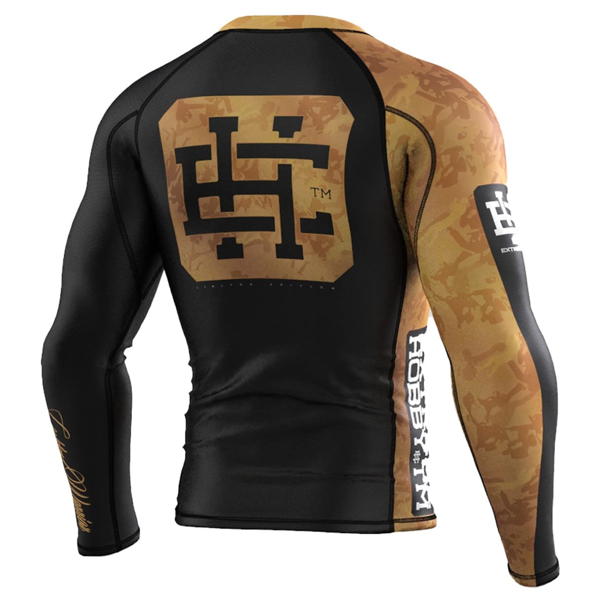 Termoaktywna Koszulka Męska Krótki Rękaw, Rashguard, Sporty Walki Siłownia Golden Warrior Kolor: czarny