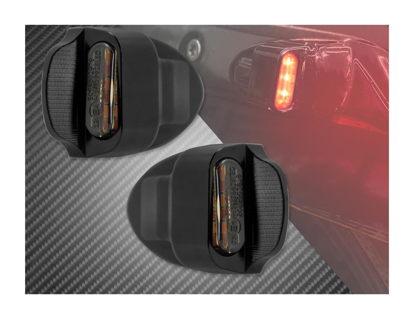Indicatori di direzione posteriori a LED per moto Indicatoris Motos