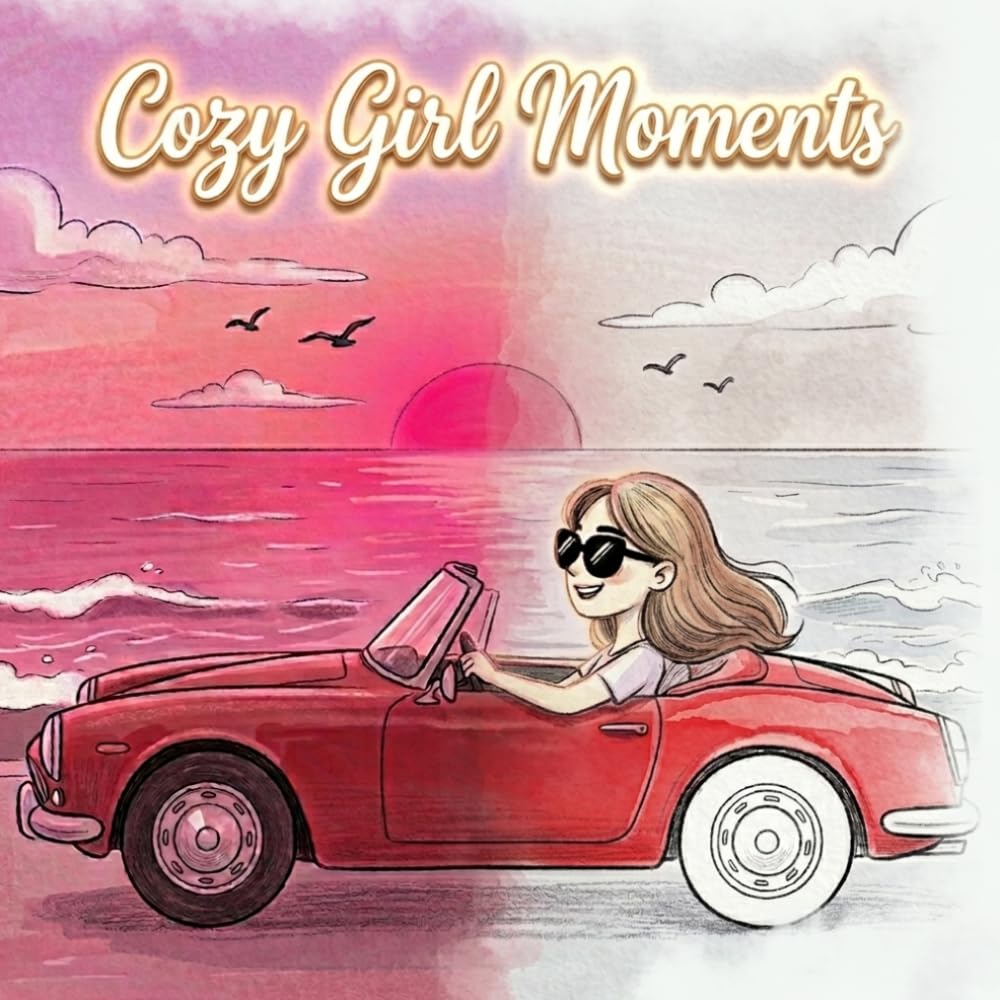 Cozy Girl Moments: A Relaxing Coloring Book with 30 Charming Illustrations for Stress Relief and Relaxation
