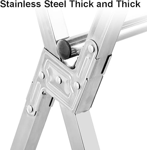 Miniatura 3 de Adjustable Foldable Clothes Drying Rack, Stainless Steel Portable Space Saver, Extreme Stability for Towels & Linens, IndoorOutdoor Use (240cm94in)