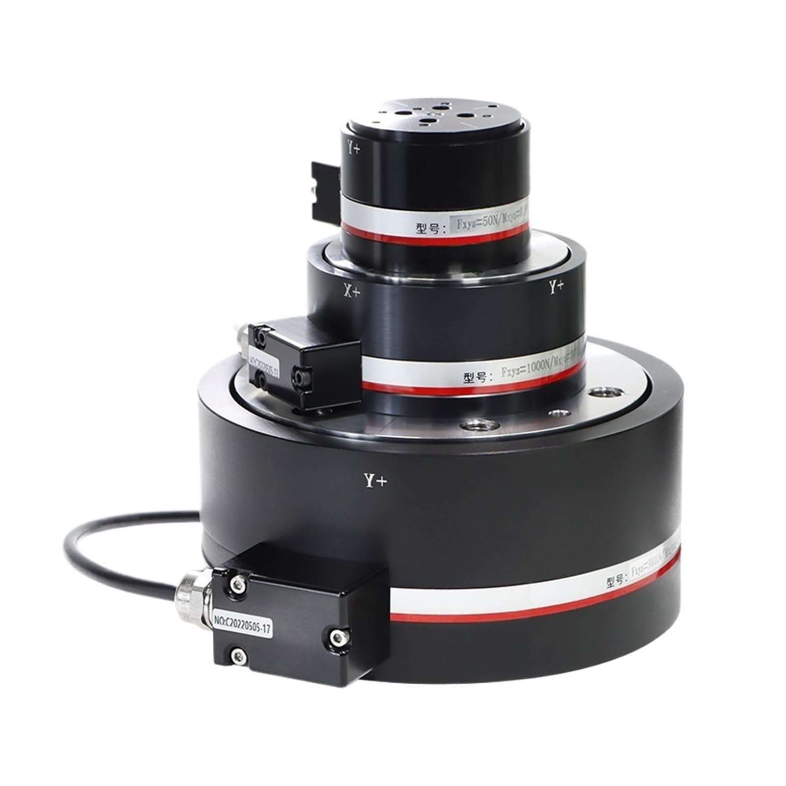 EAHWCXSD 1pcs DYDW-γ74 multi-dimensional force sensor three-dimensional force six-dimensional force sensor(2000N-60N.M)