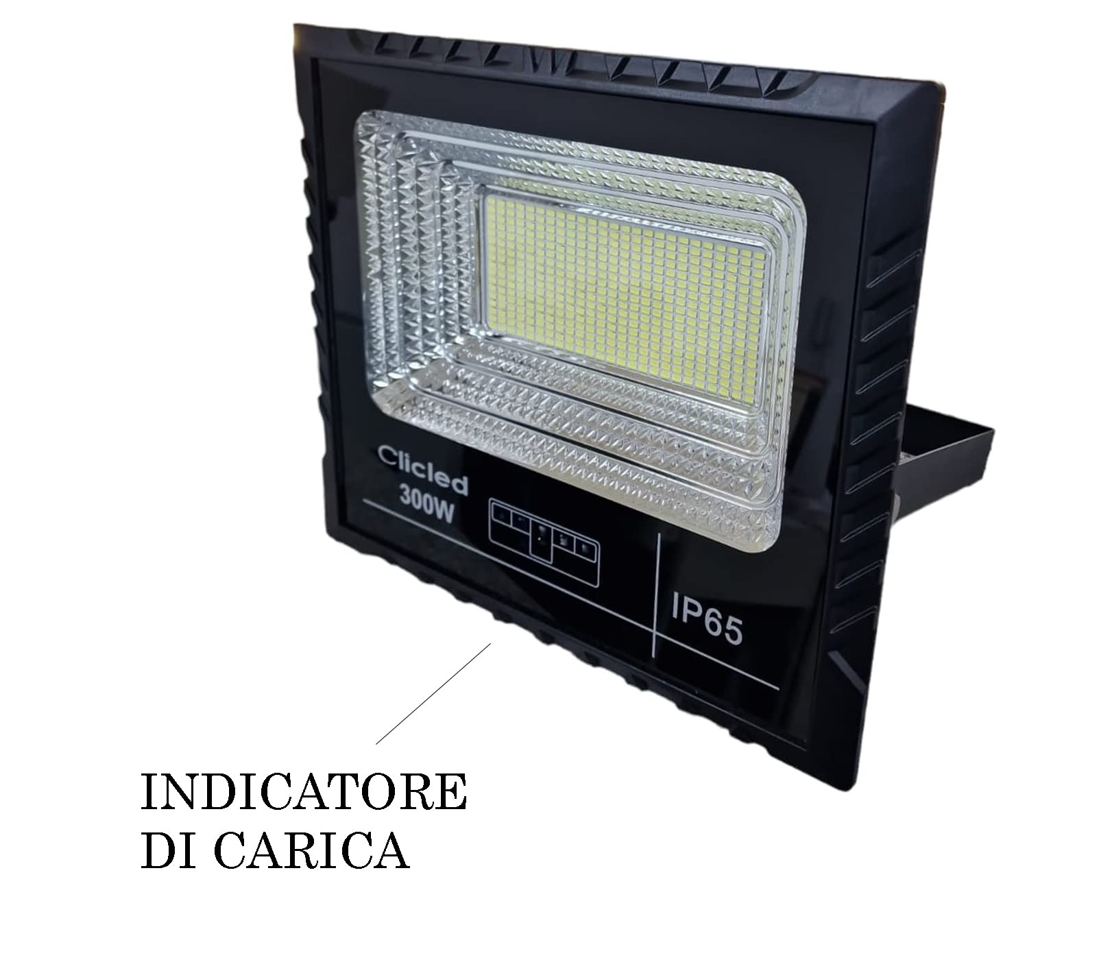 TEMPO DI SALDI Faro 400W A Led Smd Con Pannello Solare E Sensore Crepuscolare Con Telecomando