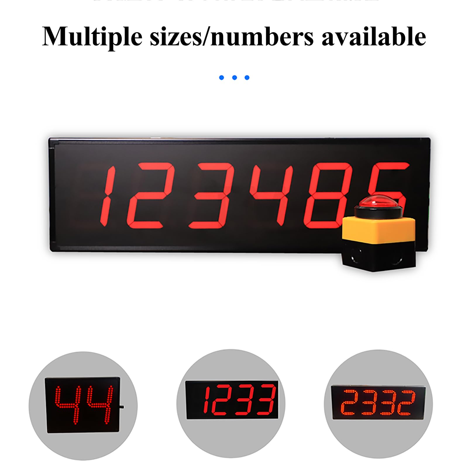 Contatore manuale a LED Up/Down con telecomando, display a 4 cifre, impostazione numerica arbitraria, funzione di memoria di spegnimento, compatibile con vari sensori