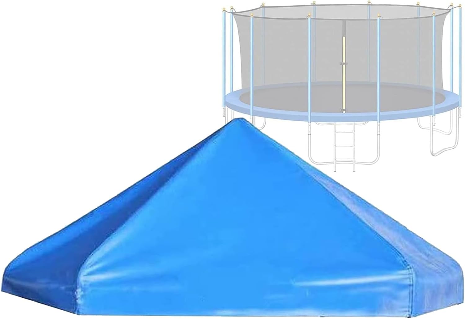 Trampoline Canopy Outdoor Fitness 14FT Tent Trampoline Ceiling Cloth Rainproof Snow Sun Shade Trampoline Roof Cover, Without Frame