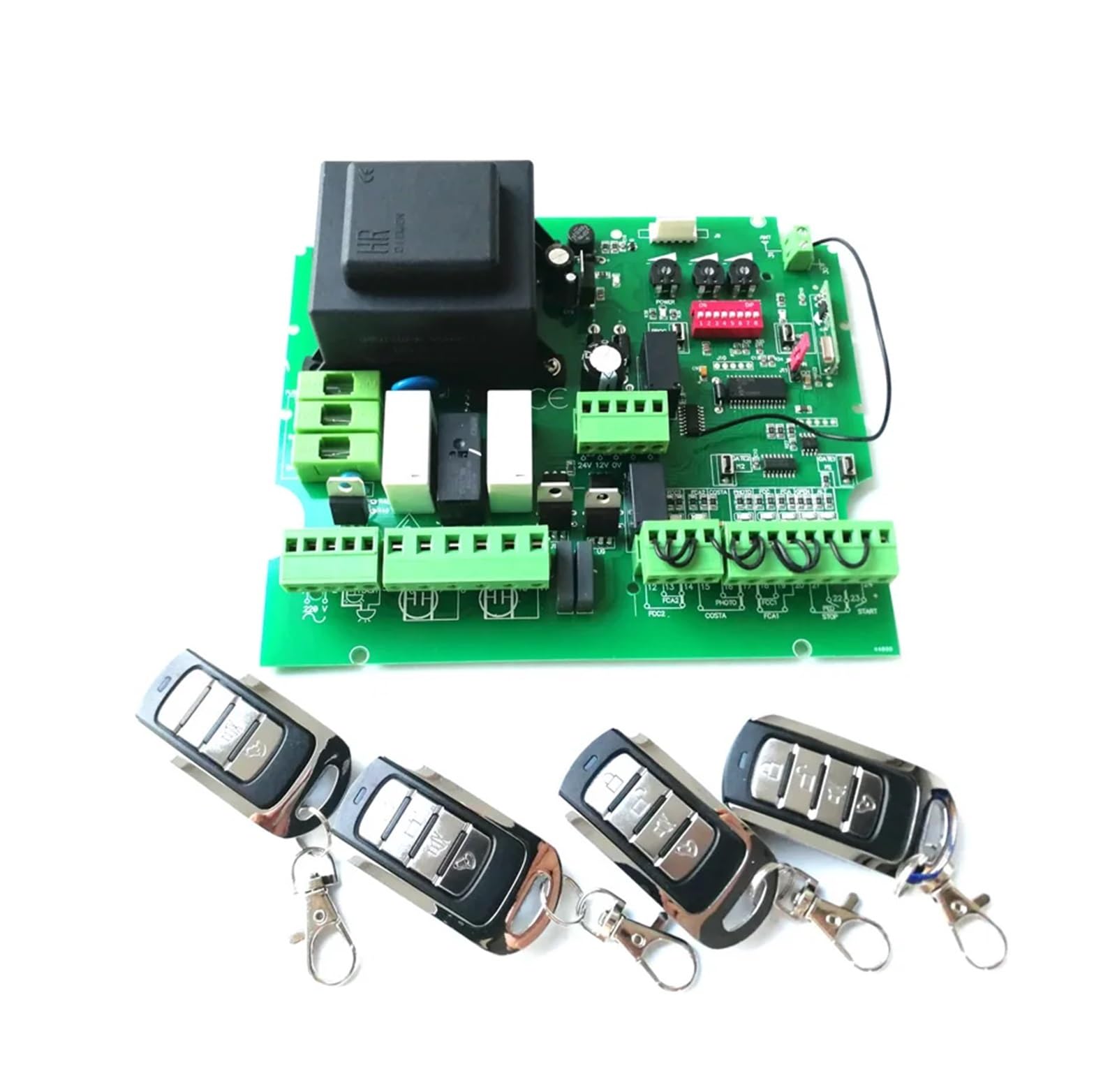 Abrepuertas Automático, Placa de Control de abridor de puerta oscilante, sin caja, placa de tarjeta for actualización, modelo Universal, placa de circuito de CA 220V, placa de Control de repuesto(Kit