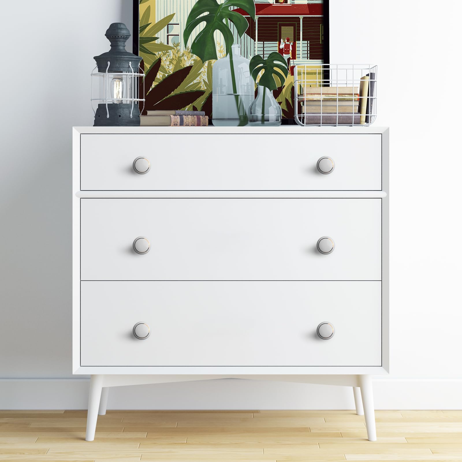 white round dresser 10PCS Ceramic Drawers Knobs and Pulls Knobs Cabinets | White Dresser Handles with Screws for Cabinets and Drawers Color:LIGHT BLUE-2 filter-color:Blue chests of drawers Forest Green Bridesmaid Dress