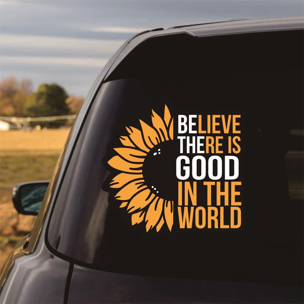 I Will Choose To Find Joy In The Journey Sunflower Sticker