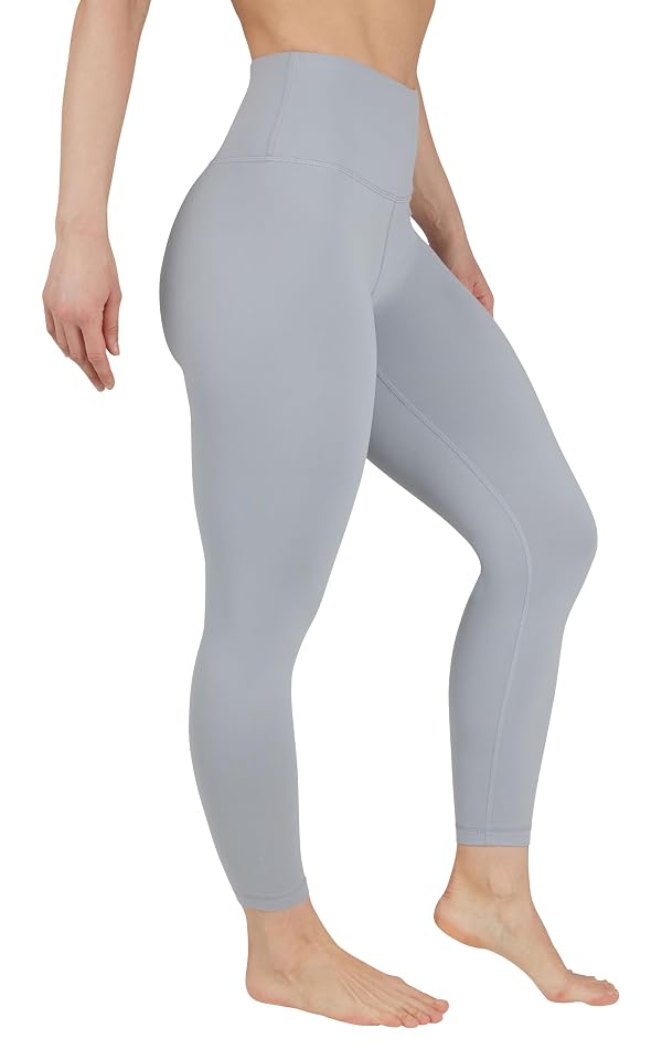 90 Degree By Reflex Womens Workout Pants High Waist Yoga 7/8 Legging - Night Owl - XXL by 90 Degree By Reflex - Image 2