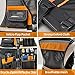 Tool Vest Electrician, Carpenter Tools Vest for Men,Reflective Safety Vest for Men and Women - High Visibility Construction V est