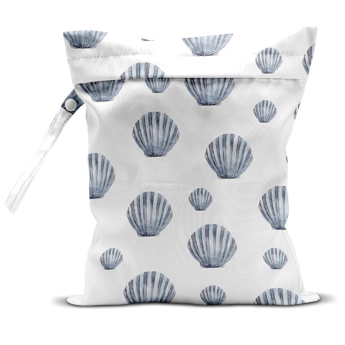 Wet Bag, Wet Dry Bag, Wet Bag for Swimsuit, Travel, Beach, Pool, Diapers, Dirty Yoga Gym Clothes, Makeup Bag, Waterproof Reusable Beach Bag Ocean Decor Starfish Sea Horse Anchor