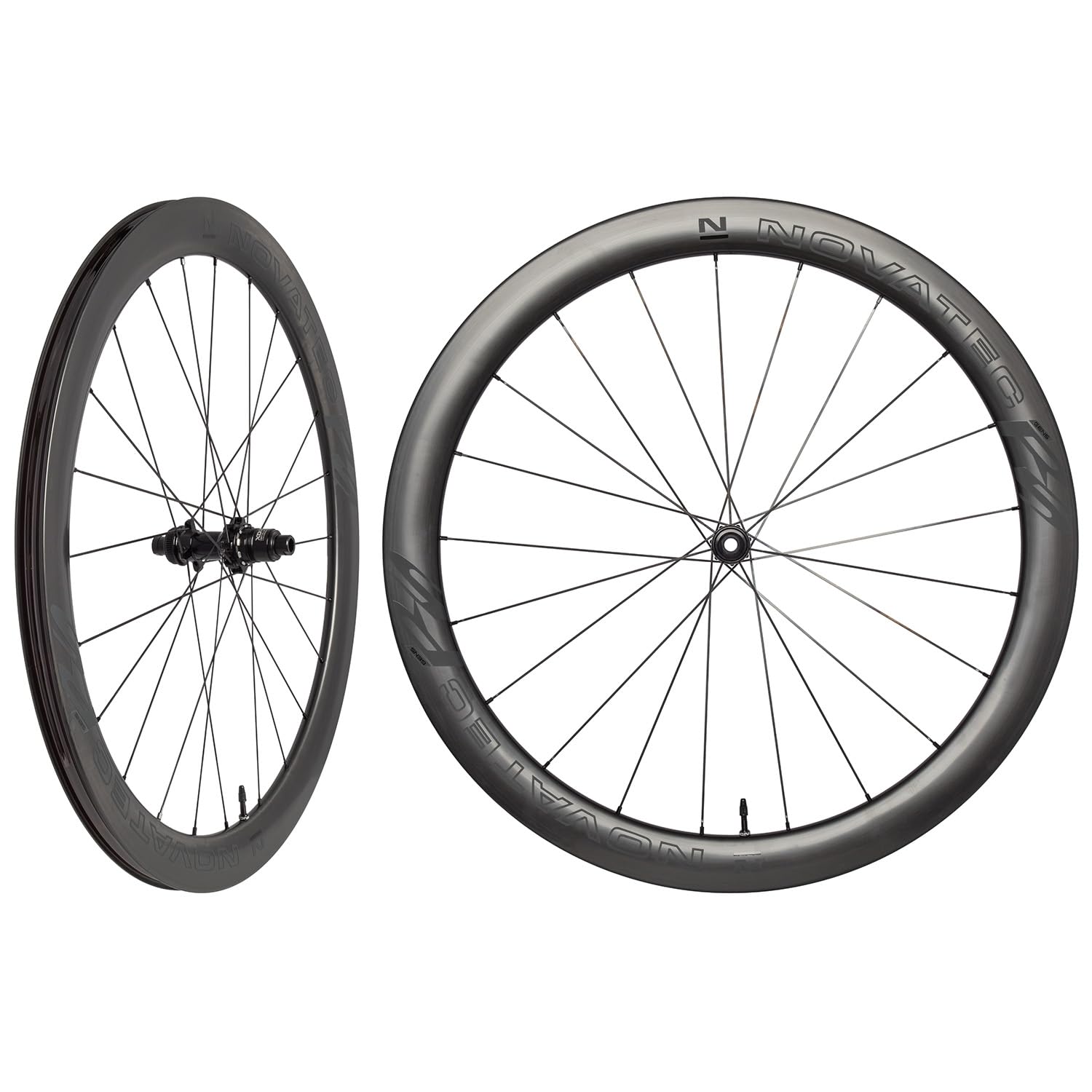 Novatec Kit per bici da corsa in carbonio, 50 mm e 1,317 g, Tubeless, R5 Disc CL-Pro, Sram XDR