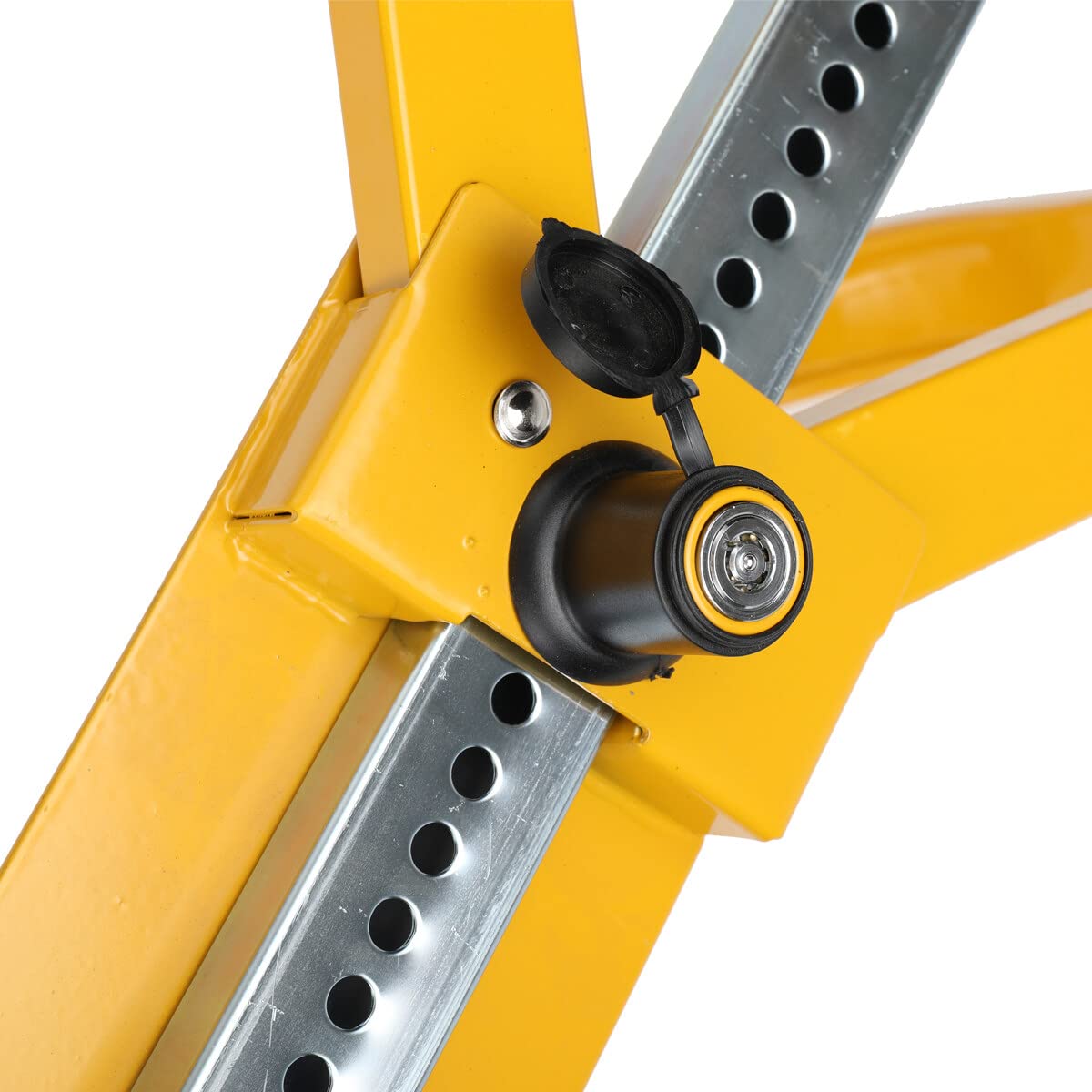 Radkralle Parkkralle Reifenkralle mit Sicherheitsschloss 2 Schlüssel Diebstahlsicherung für PKW Wohnwagen Reifenbreite 220mm Räder 13-15"