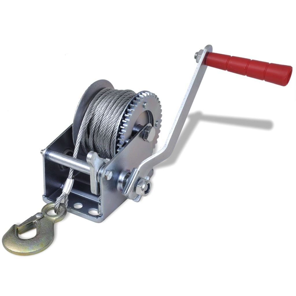 Tidyard Argano Manuale a Cavo 10 m 4 mm capacità 363 kg