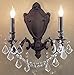 Chateau Imperial 2 Light Wall Sconce Crystal Type: Crystalique Black, Finish: French Gold