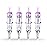 Wormhole Tattoo Cartridge Needles, 20pcs 7F Disposable Tattoo Needle Cartridges Standard 7 Flat Shader for Tattoo Pen Tattoo Cartridge Machine Permanent Makeup Tattoo Supplies (1207F)