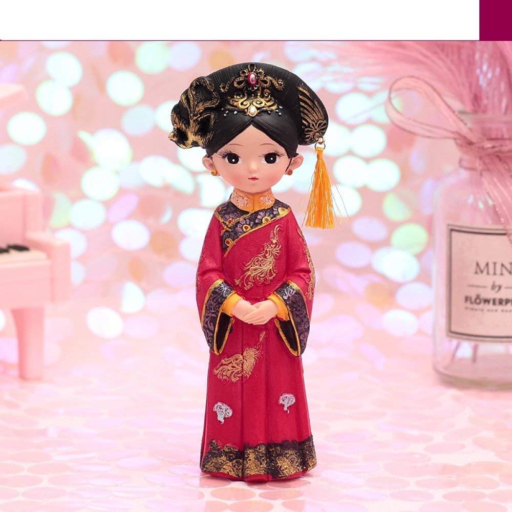 Petite statue en résine : figurine mignonne pour déco de voiture