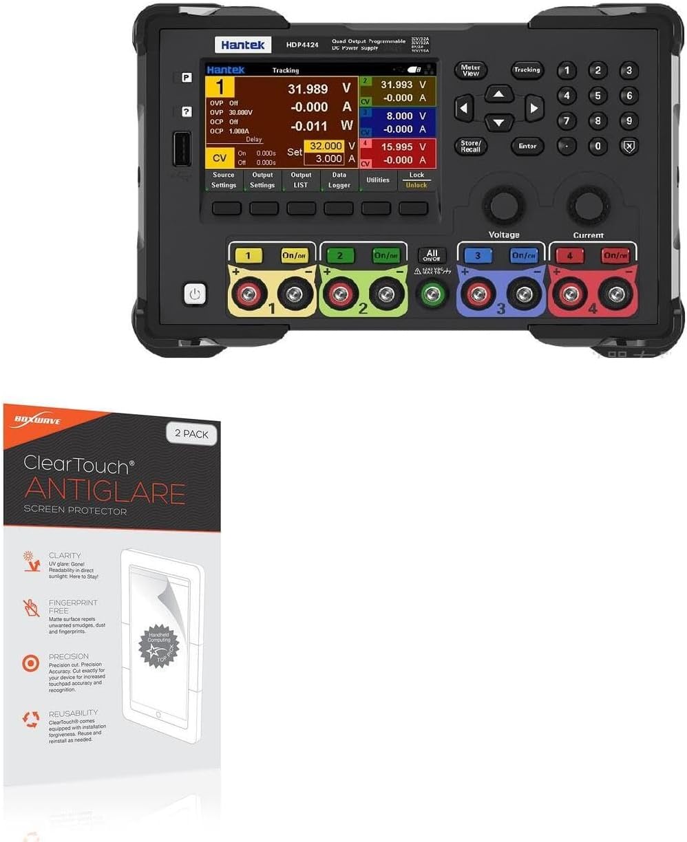 BoxWave Screen Protector Compatible with Hantek HDP4324SH - ClearTouch Anti-Glare (2-Pack), Anti-Fingerprint Matte Film Skin