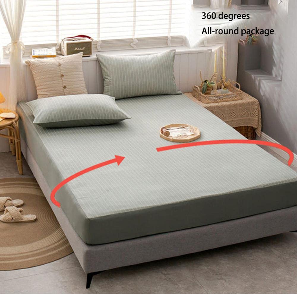 Amazon.com - CFYCYHDZHT Fitted Sheet Deep Pocket Solid Color