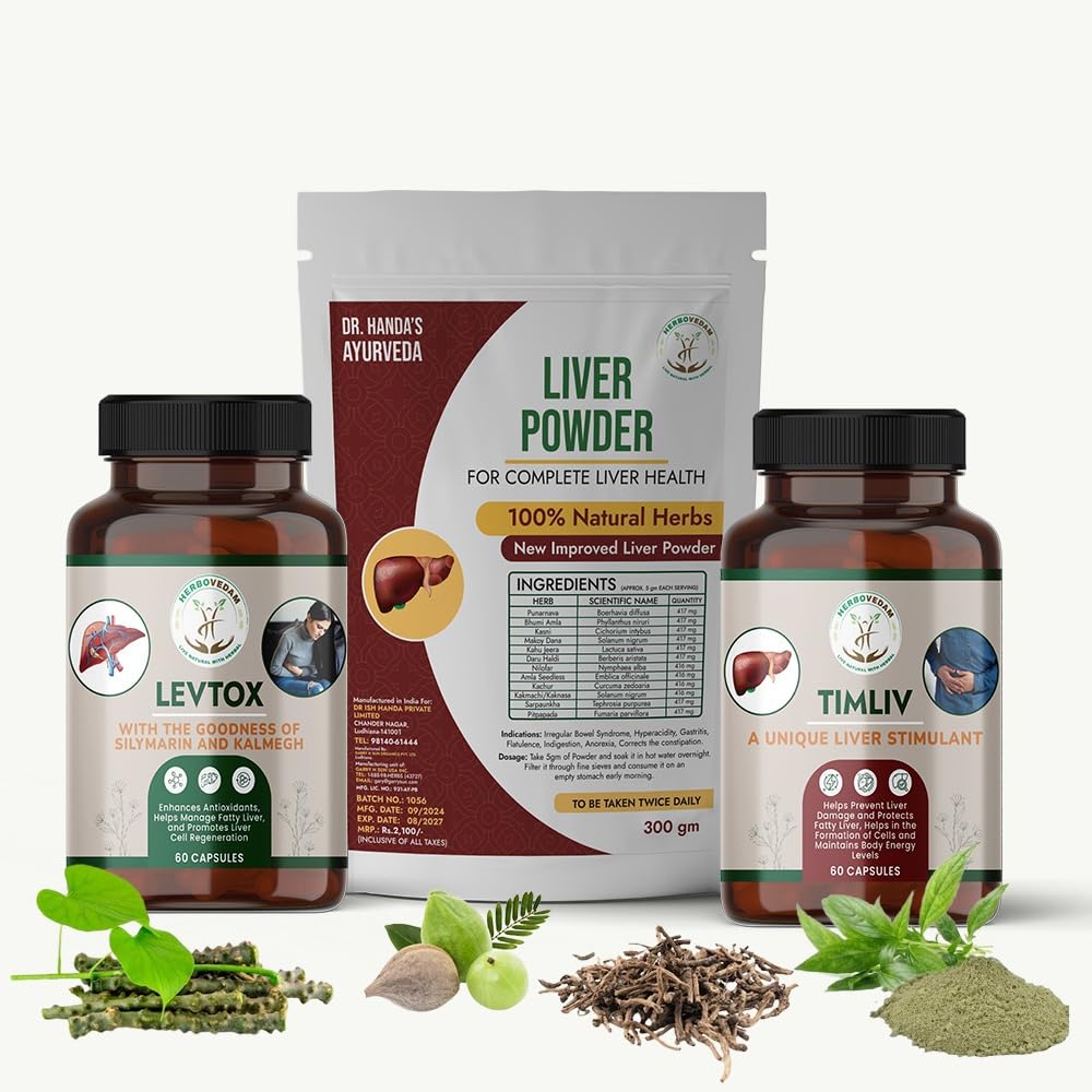 HERBOVEDAM Liver Detox Kit – Your Solution for a Balanced, Healthy Liver!