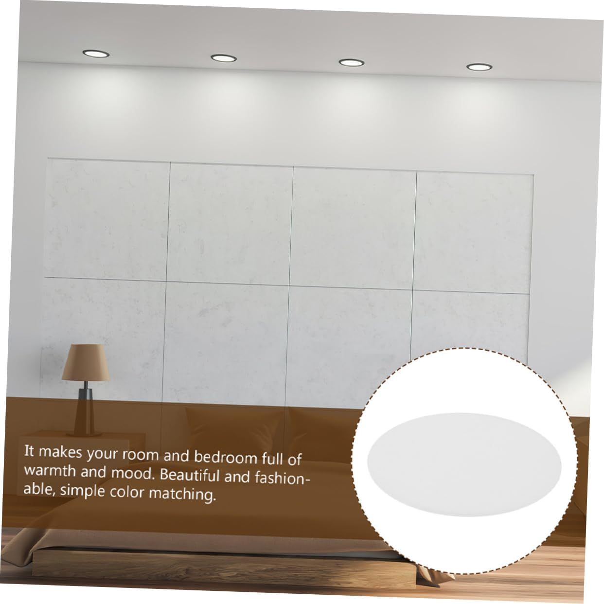 PRETYZOOM 100pcs Lighting Diffusion Plates Spotlight Diffuser Replacement Covers Lampshade Diffuser Ceiling Light Fixture