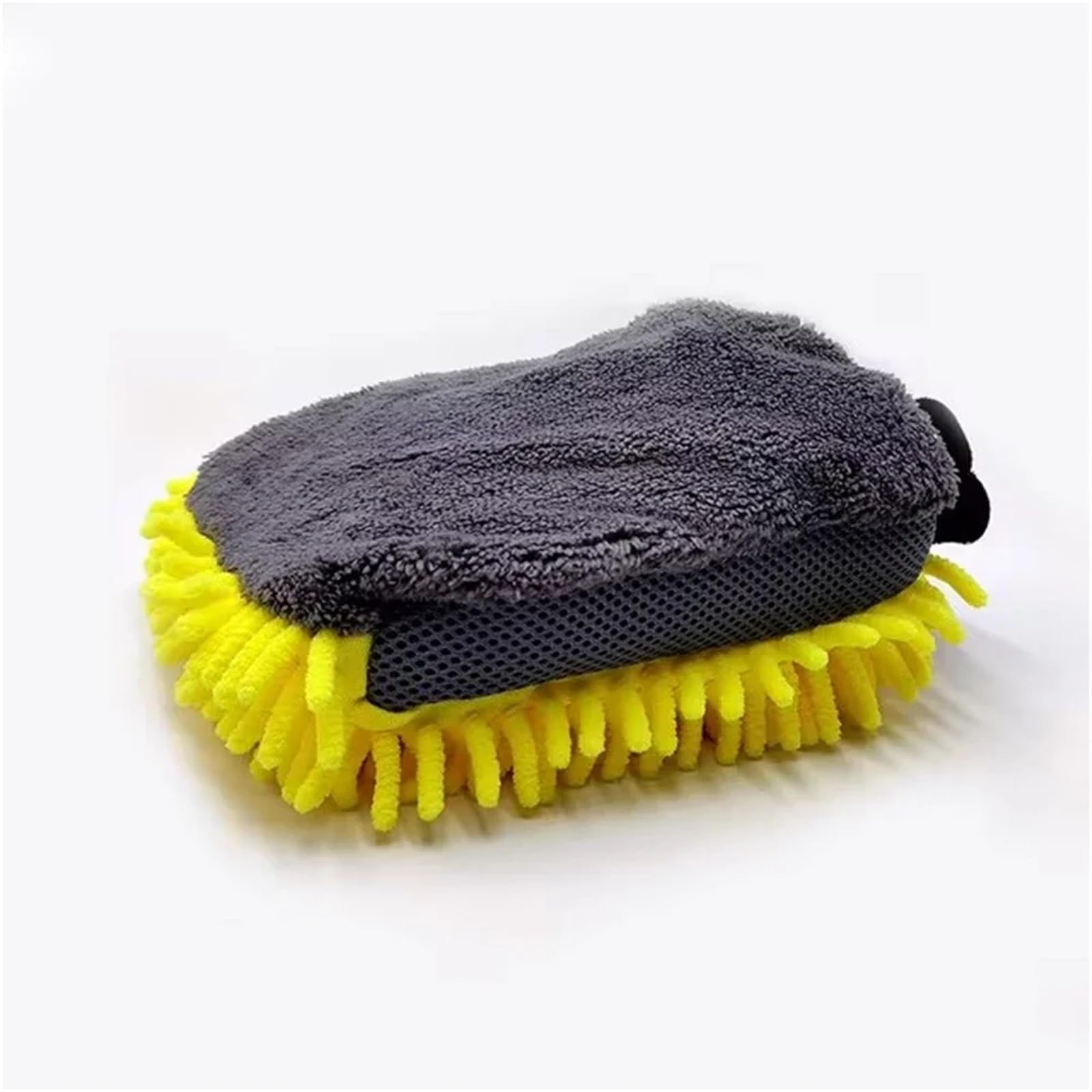 WWYYZAYC Car Washing Gloves Waterproof Microfiber Chenille Cleaning Mitt Detailing Brush Auto Care Double-faced Glove(Yellow,5pcs)
