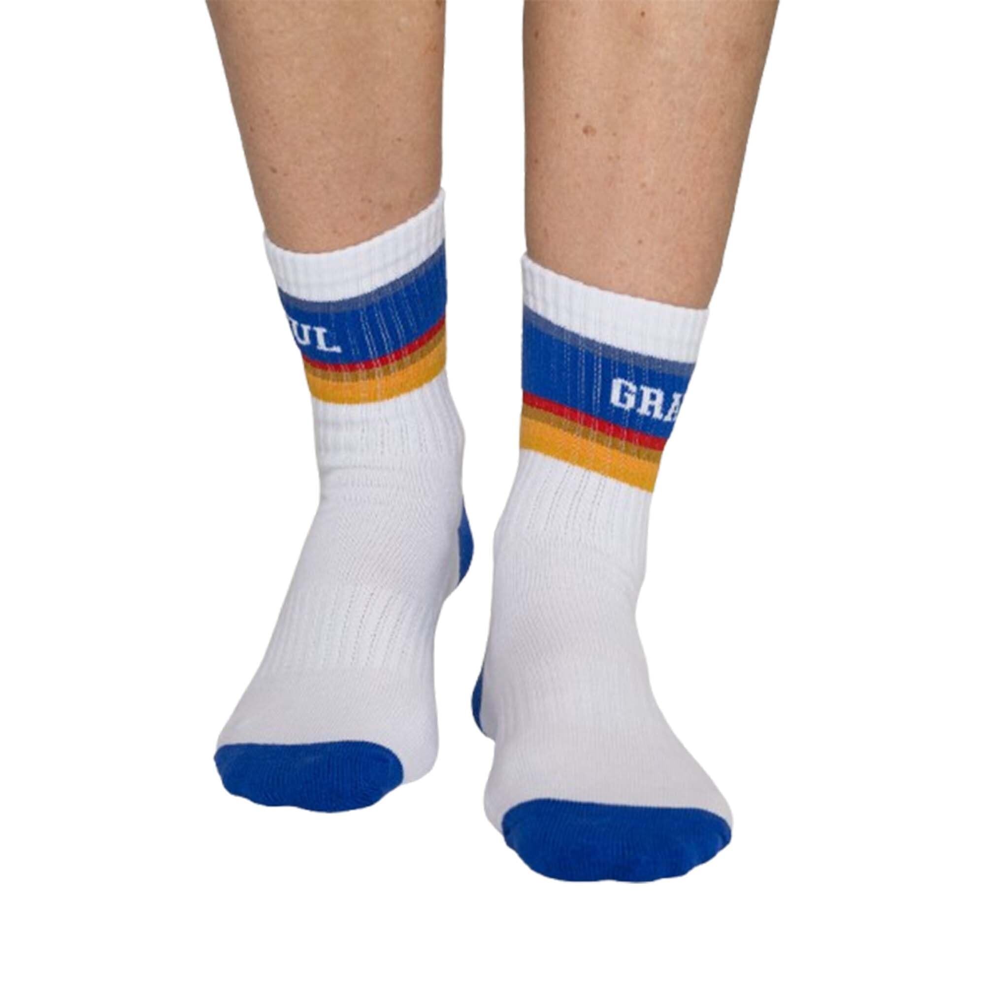 Friday Feelin' Crew Socks for Women Soft Breathable Socks Seamless Toe Comfortable Everyday Mom Socks for Casual Outdoor Wear