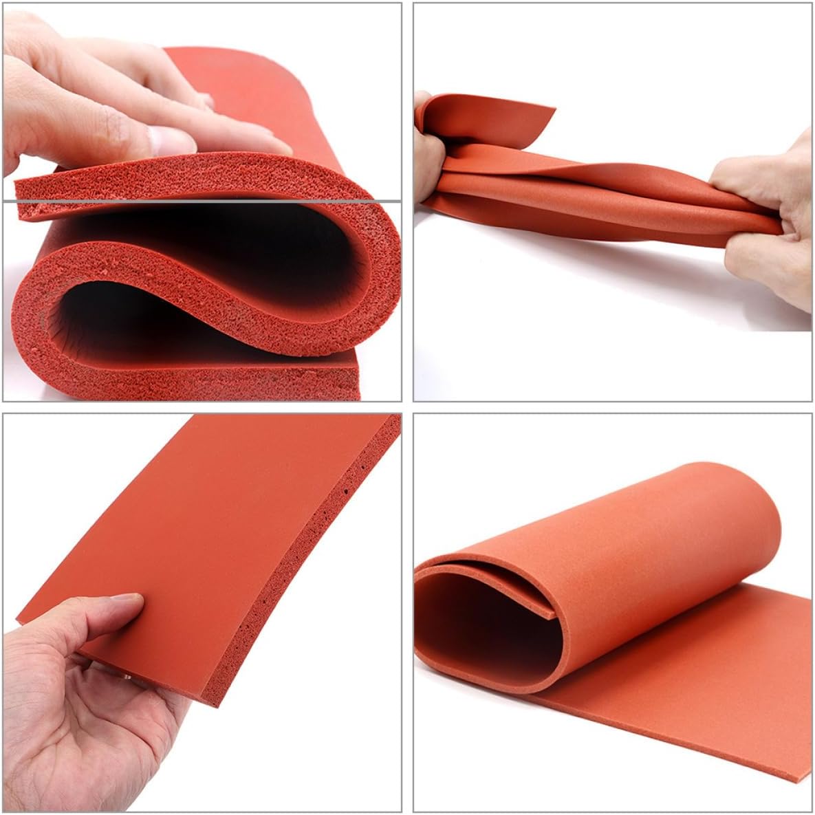 3Pcs High Temperature Resistant Silicone Heat Press Mat Wear-Resistant Insulation Pad for Heat Transfer Professional Pressing Pillow for Crafting