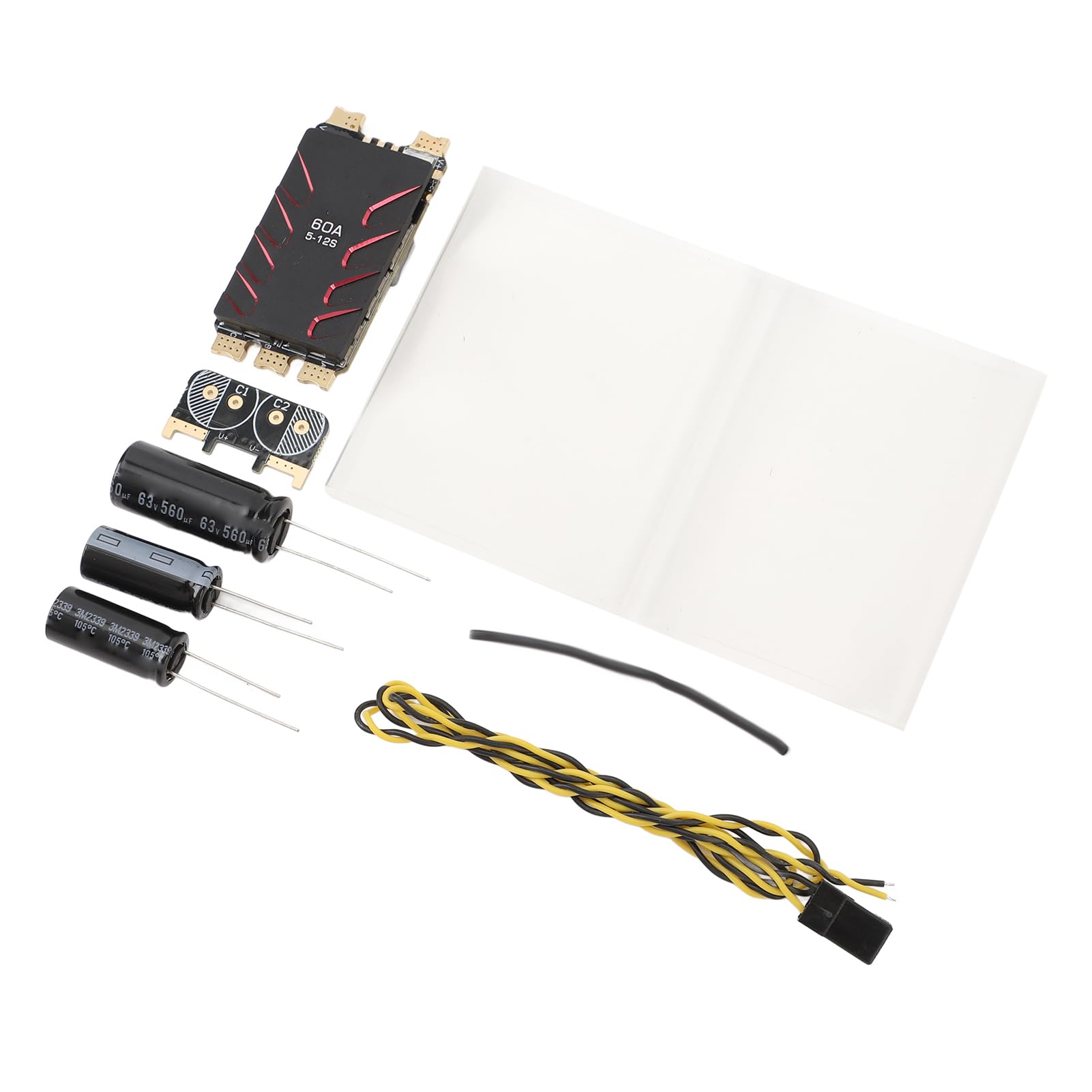 Socobeta 60A Bezszczotkowy ESC 5-12S z Wieloma Zabezpieczeniami dla RC FPV Racing Drone 64MHz 32-bitowy Kontroler