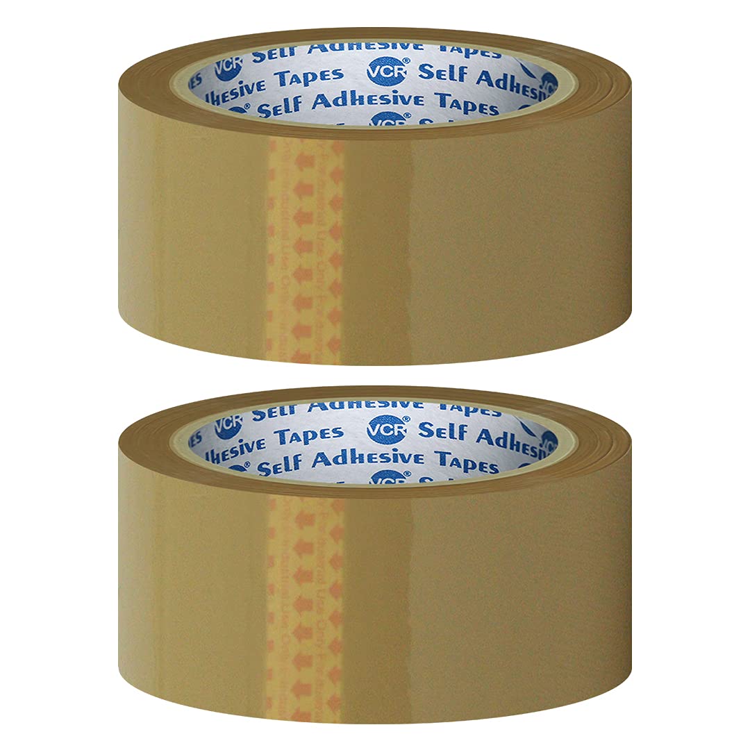 VCR Self Adhesive Brown Cello Tape - 35 Meters in Length - 36mm / 1.5" Width - 2 Rolls Per Pack - BOPP Industrial Packaging Tape for E-Commerce Box Packing, Office and Home use (B07RXRMD7T) Amazon Price History, Amazon Price Tracker