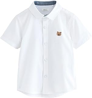 Młodsze chłopcy Koszula oksfordzka z krótkim rękawem z motywem postaci