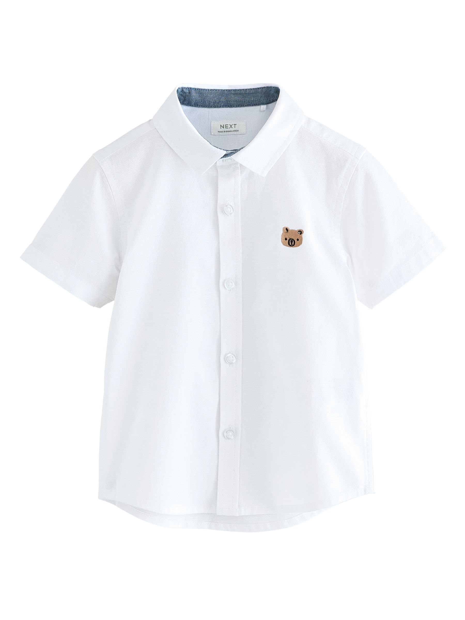 NEXT Jungen Standard Kurzärmeliges Oxford-Hemd 62-122