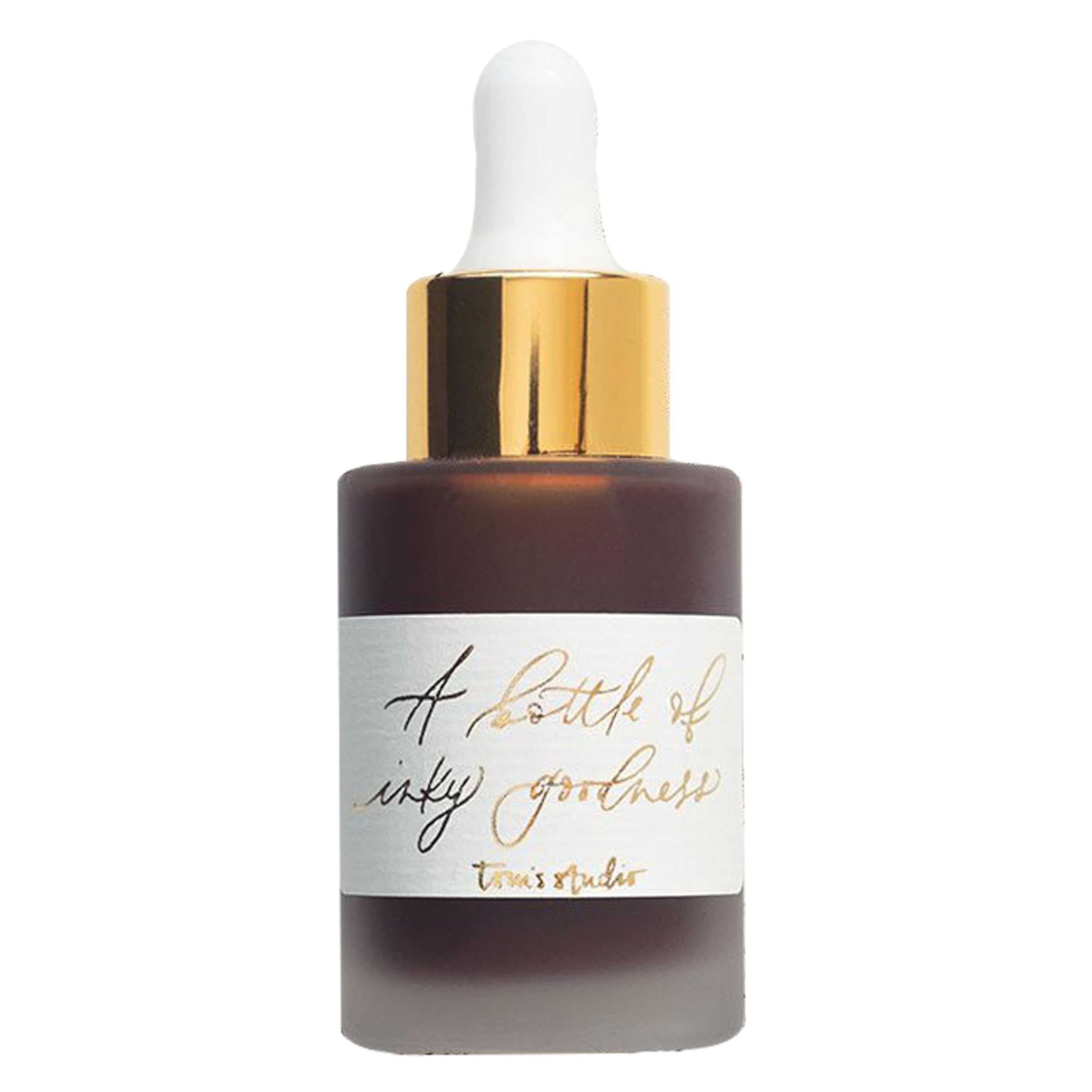 Tom’s Studio Calligraphy Ink | (30ml, Walnut) | Water Resistant Ink for Dip Pens & Brushes, with Pipette | Best for Flourishes, Artwork and Illustrations | Acid Free, Non Toxic & Vegan