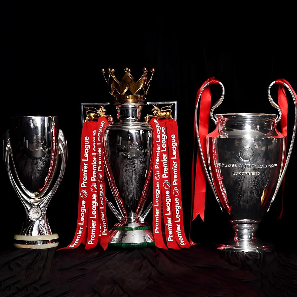 Trophée De La League Anglaise De Football Trophées des Champions Premier Bar Bureau Maison Bureau Décoration Cadeau pour Les Supporters,44cm/17.3inch