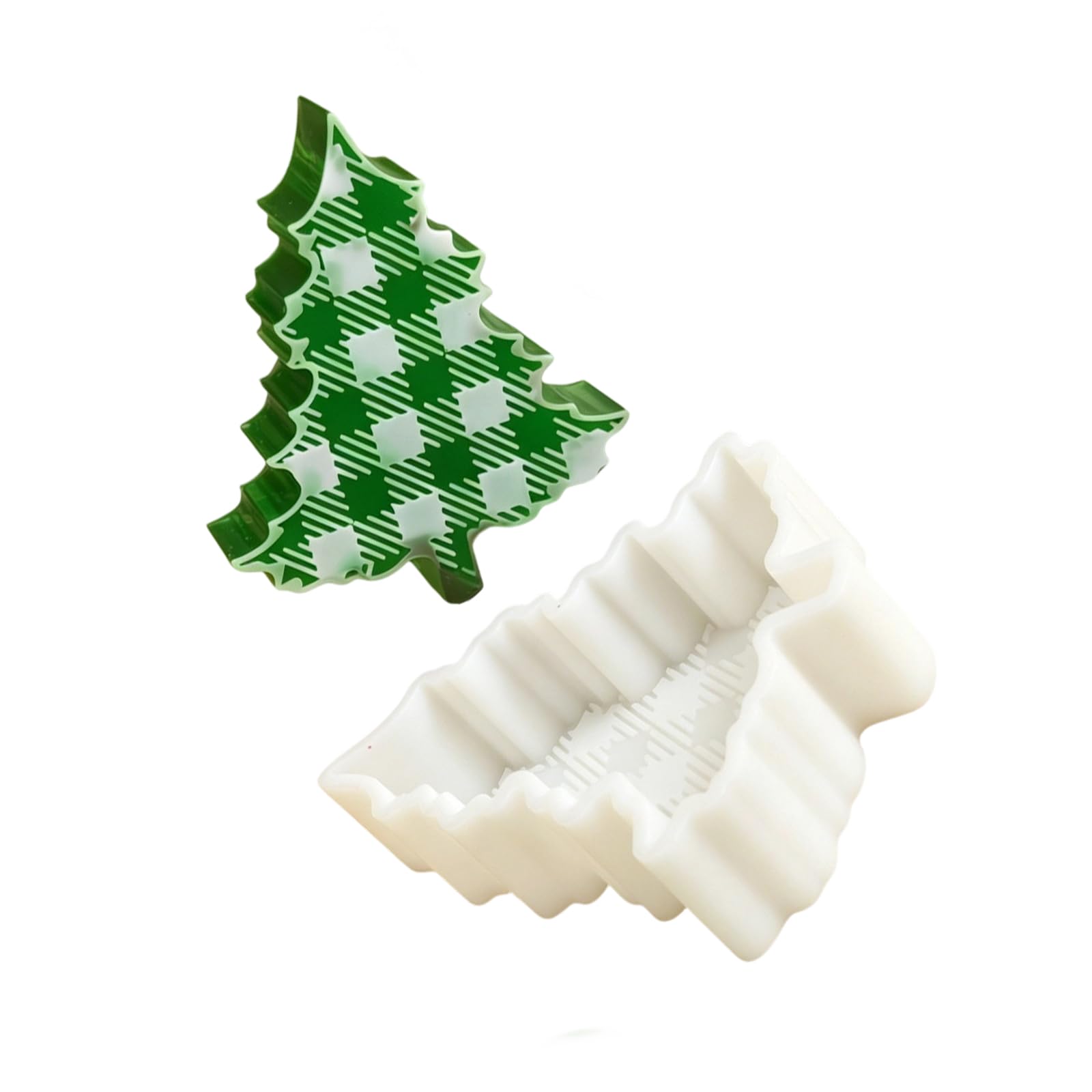 Elnwnnkc Tree Shaped Silicone Mold for Christmas Making, Single 3D Wax Form for Home Use, Winter Centerpiece and Decor Ideas