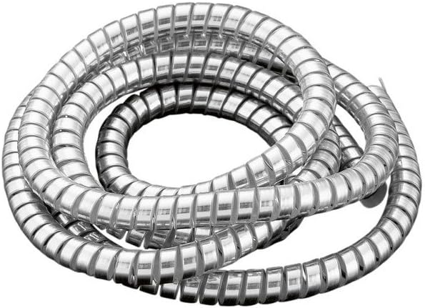 Chrome Spiral Cable Wrap/Wire Tidy (10mm)