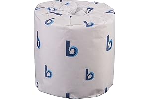 Boardwalk B6144 2-Ply Septic Safe Toilet Paper - White (96/Carton)