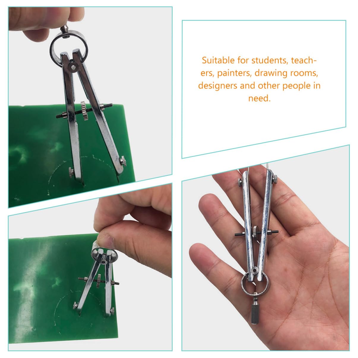 NUOBESTY 5stücke Stainless Steel Für Präzises Zeichnen Und Design Für Schüler Lehrer Und Künstler Leicht Und Tragbar Geeignet Für Schule Und